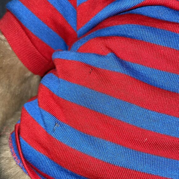 Vintage Avanti Applause Teddy Bear Plush Italy Jockline Shower Nursery 1985 15" - Picture 8 of 12